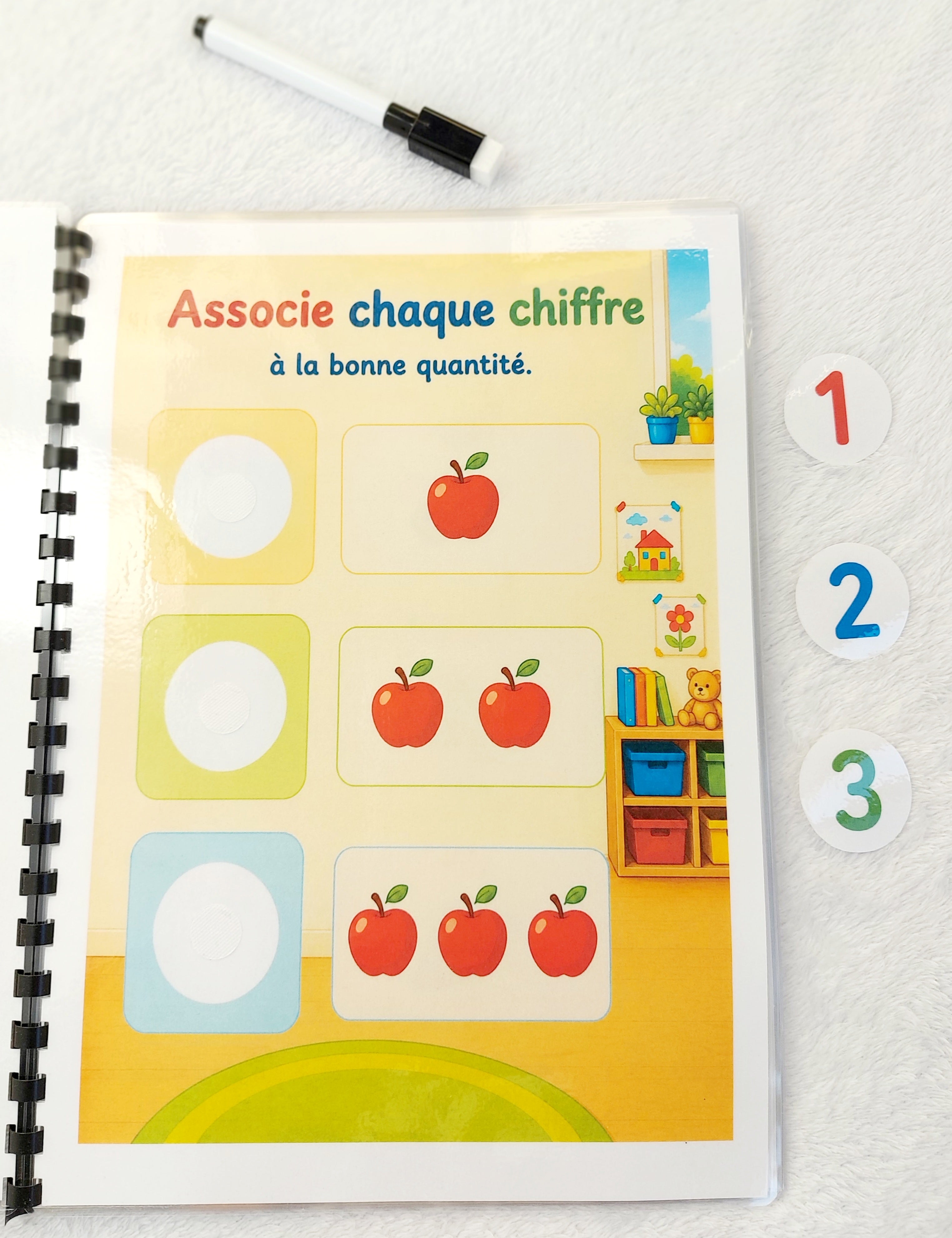 En route vers la maternelle – Livret d'activités réutilisable dès 2 ans