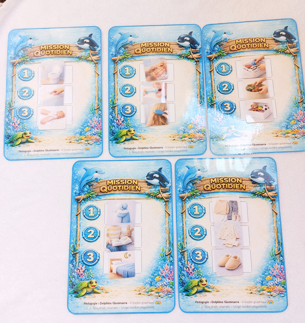 LOT 5 ROUTINES OCEAN 4/8 ANS