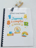 J’apprends à compter de 0 à 20 – Livret éducatif réutilisable