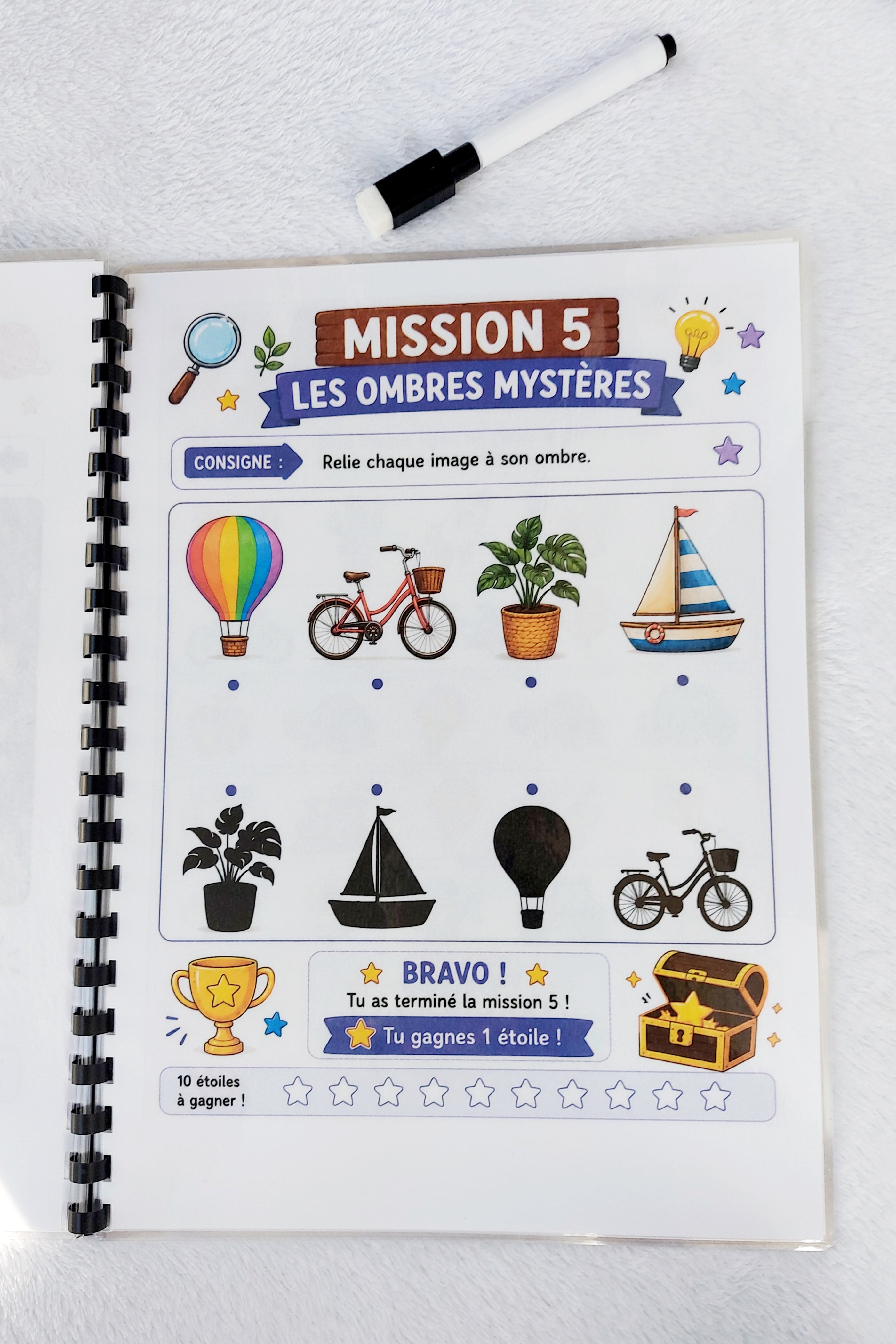 Mission Vacances – Livret d'activités réutilisable dès 5 ans | 10 missions à réussir