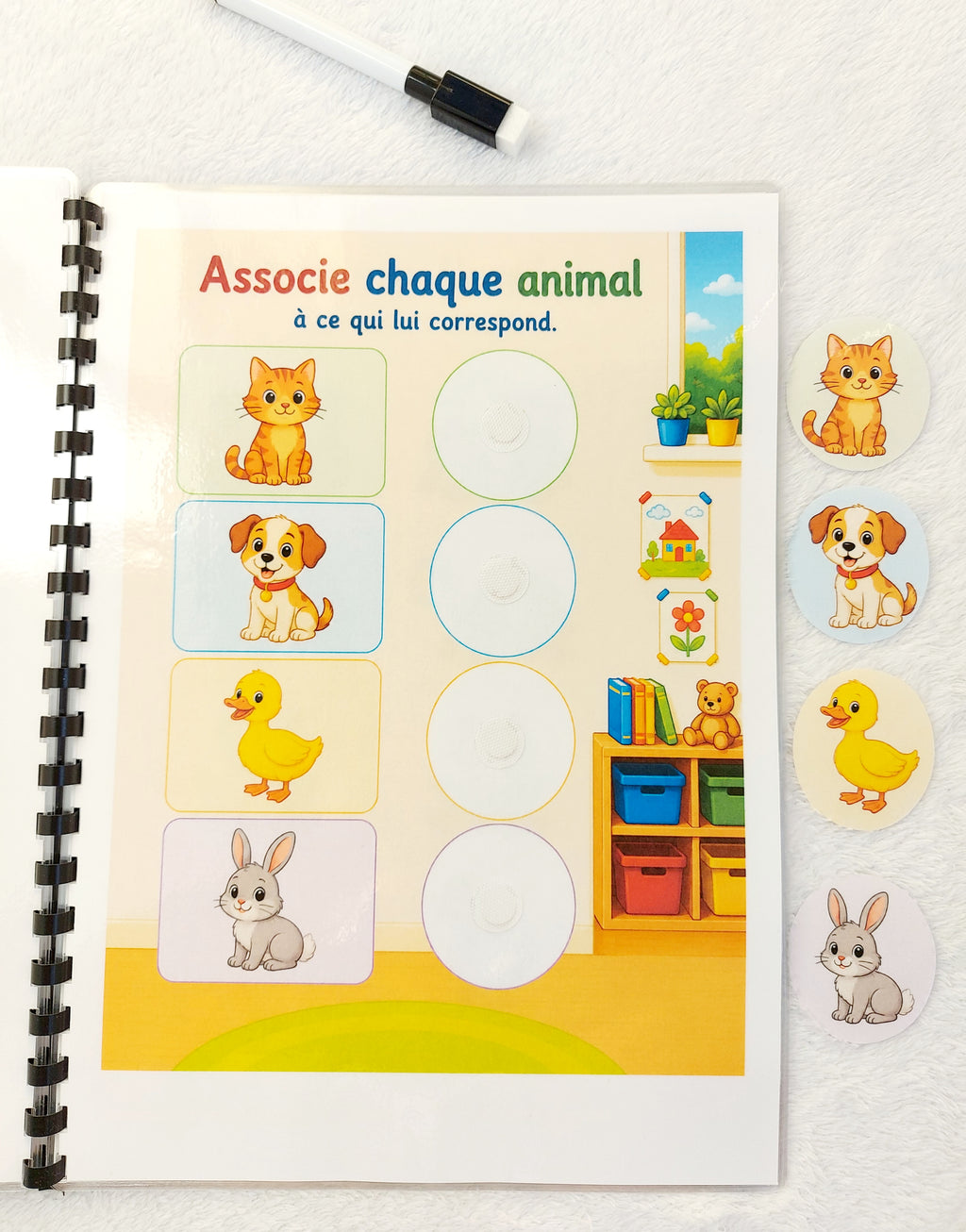 En route vers la maternelle – Livret d'activités réutilisable dès 2 ans