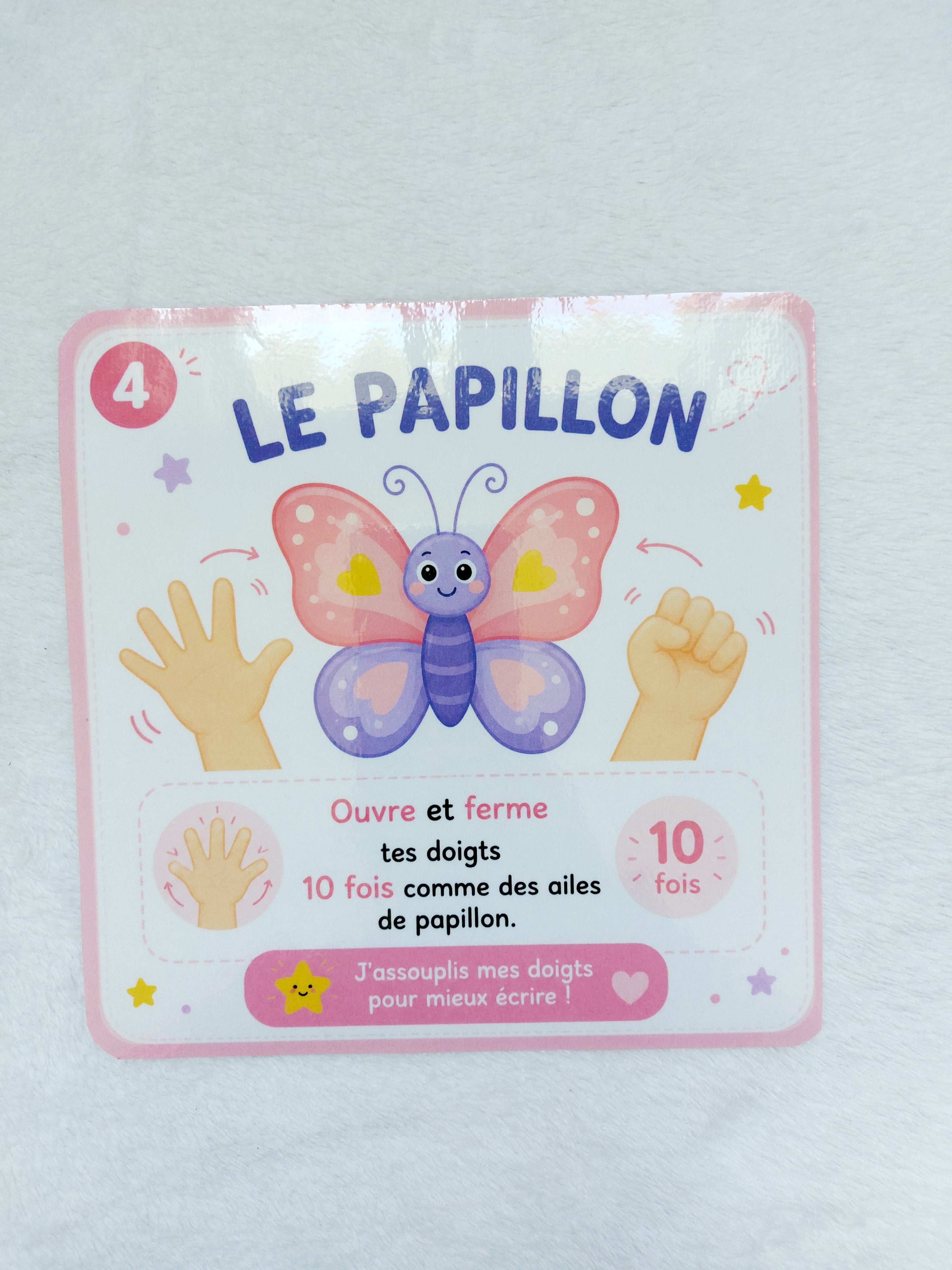 Cartes de motricité fine - Dès 3 ans | 10 défis ludiques pour les doigts