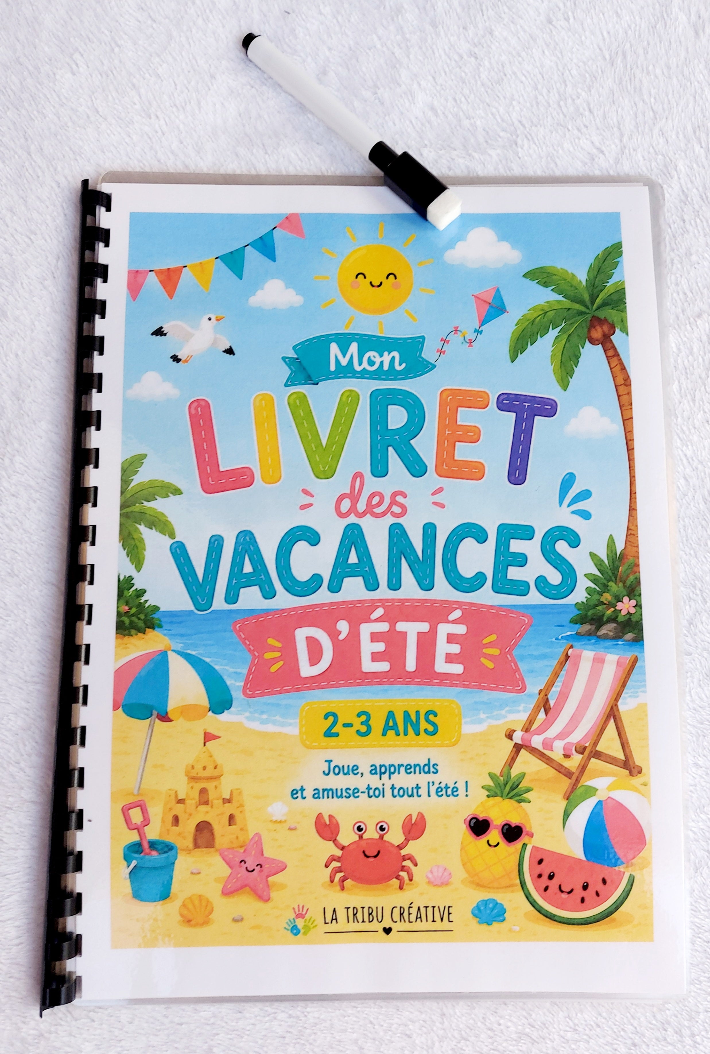 MON LIVRET DES VACANCES D'ÉTÉ – 2/3 ANS ☀️🏖️