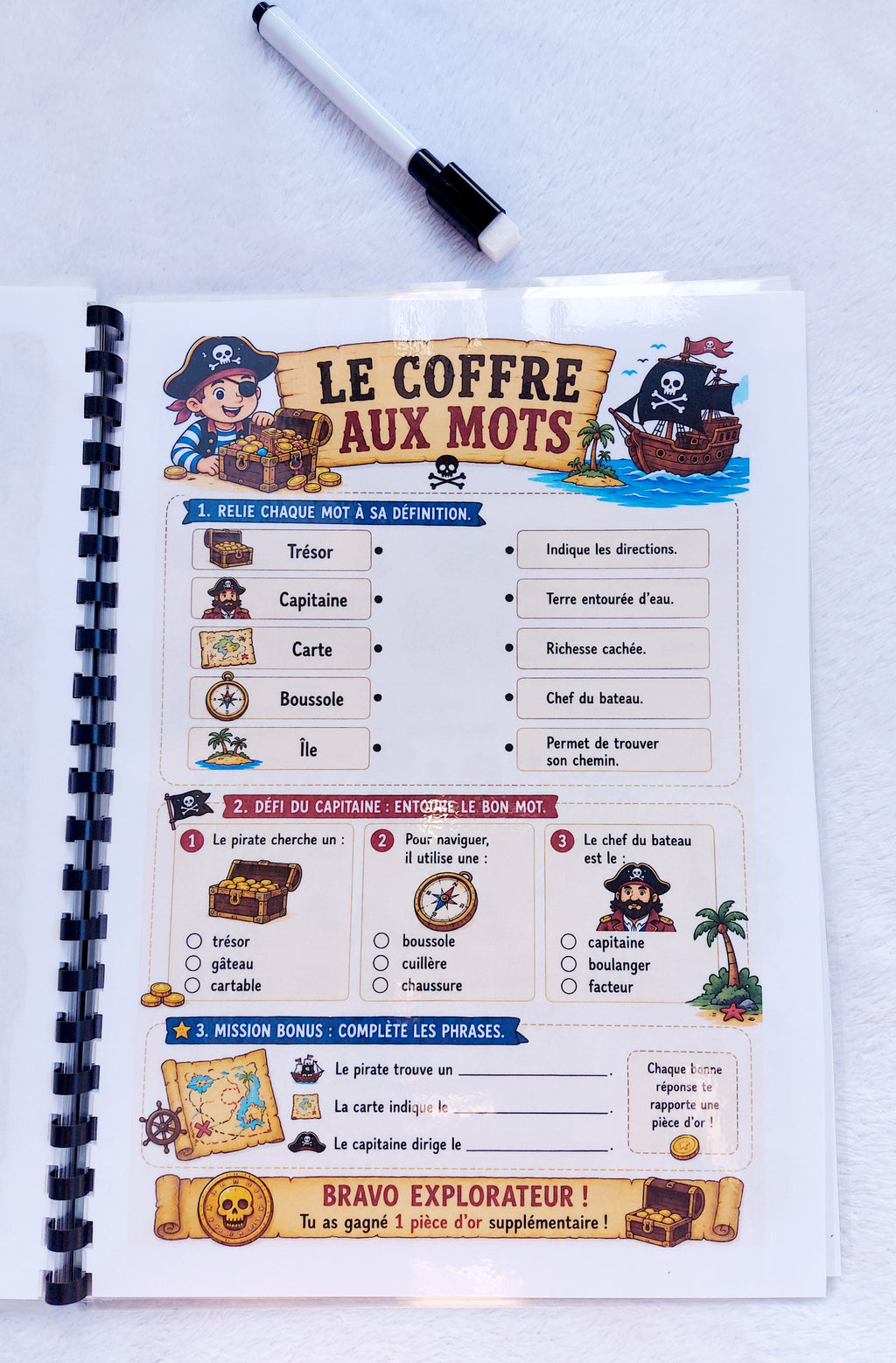 Mission CE1 ➜ CE2 : La Chasse au Trésor des Vacances | Livret d'activités réutilisable dès 7 ans