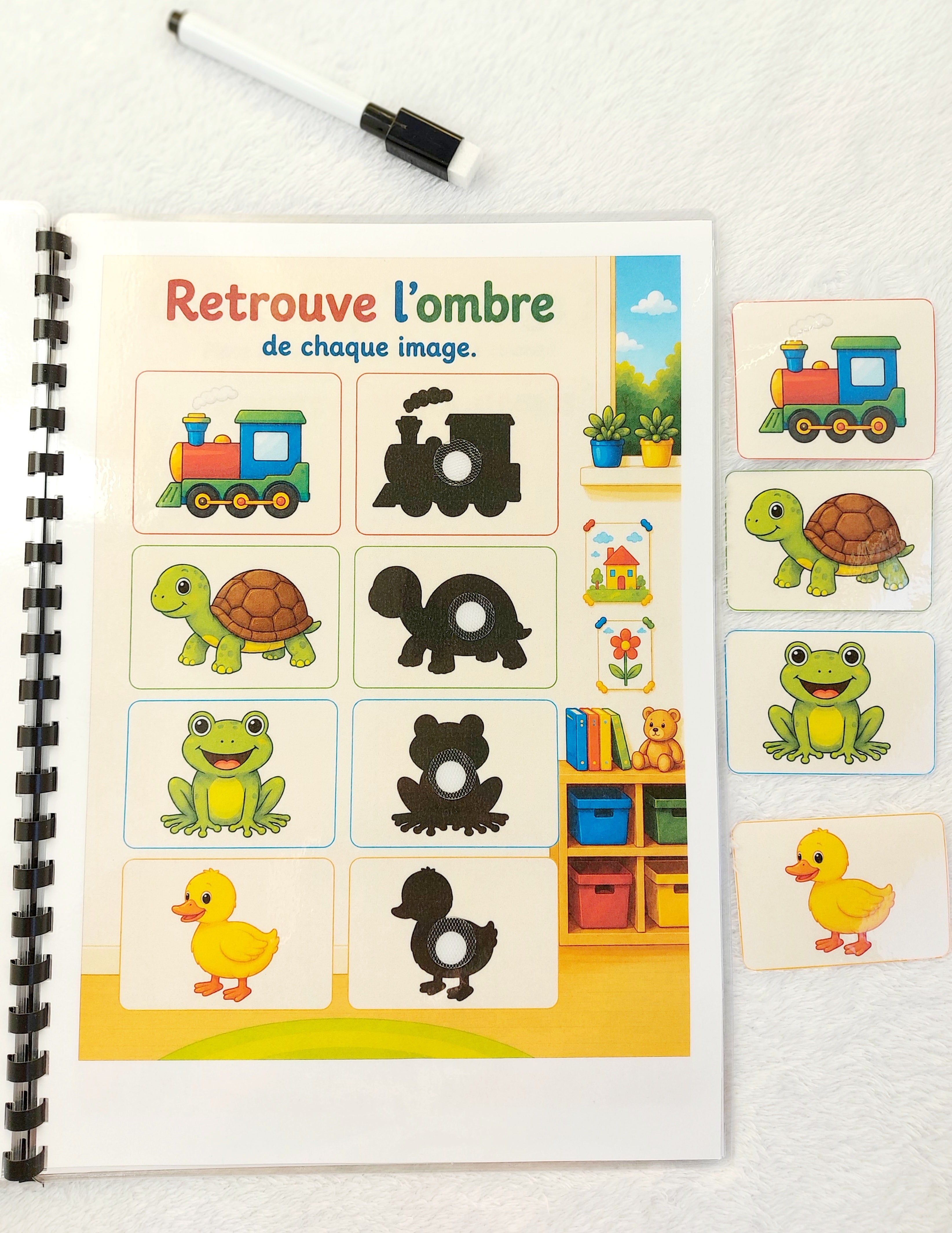 En route vers la maternelle – Livret d'activités réutilisable dès 2 ans