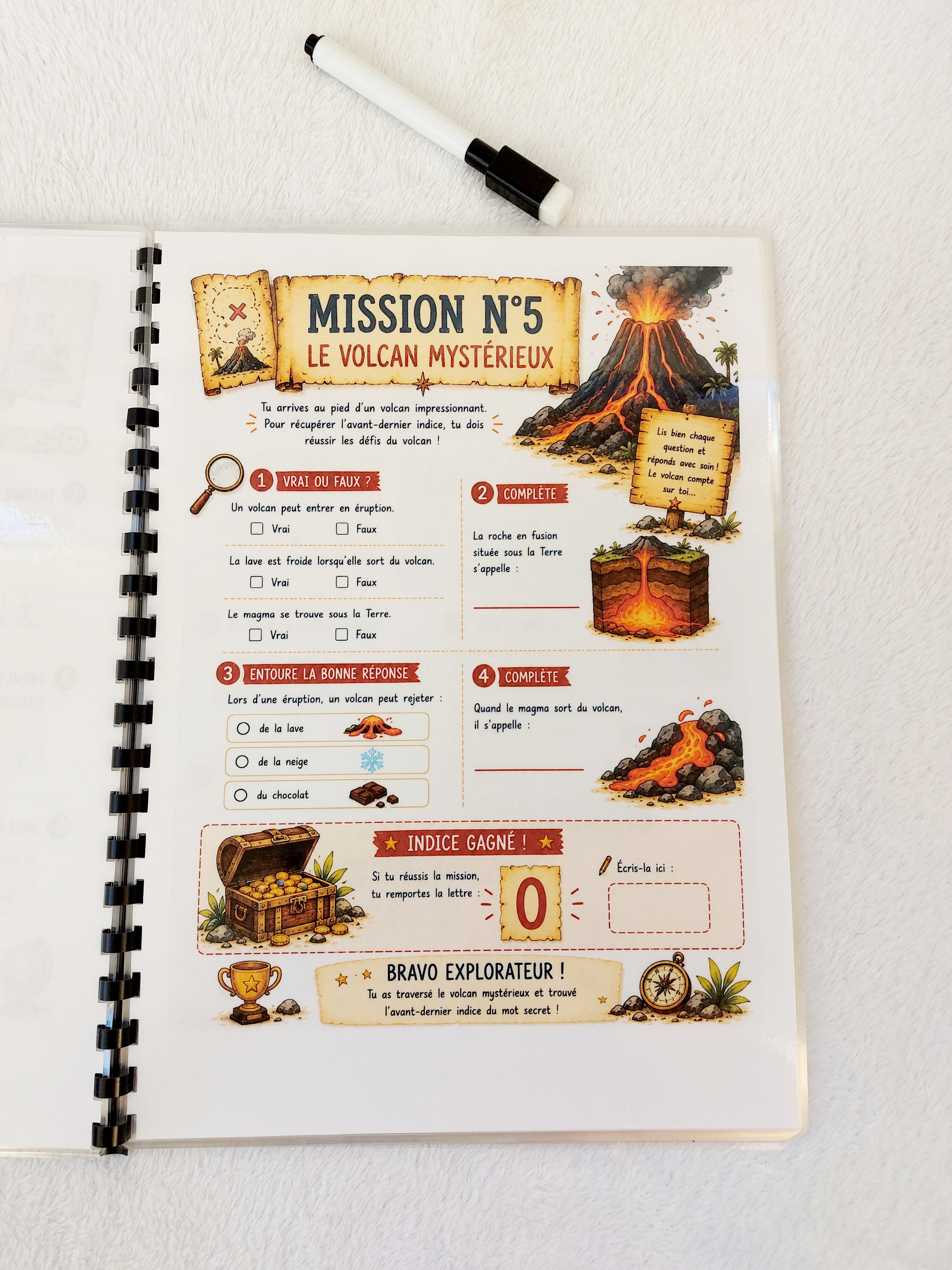 Mission CM2 – La Chasse au Trésor des Vacances | Livret Révisions CM1 vers CM2 Réutilisable