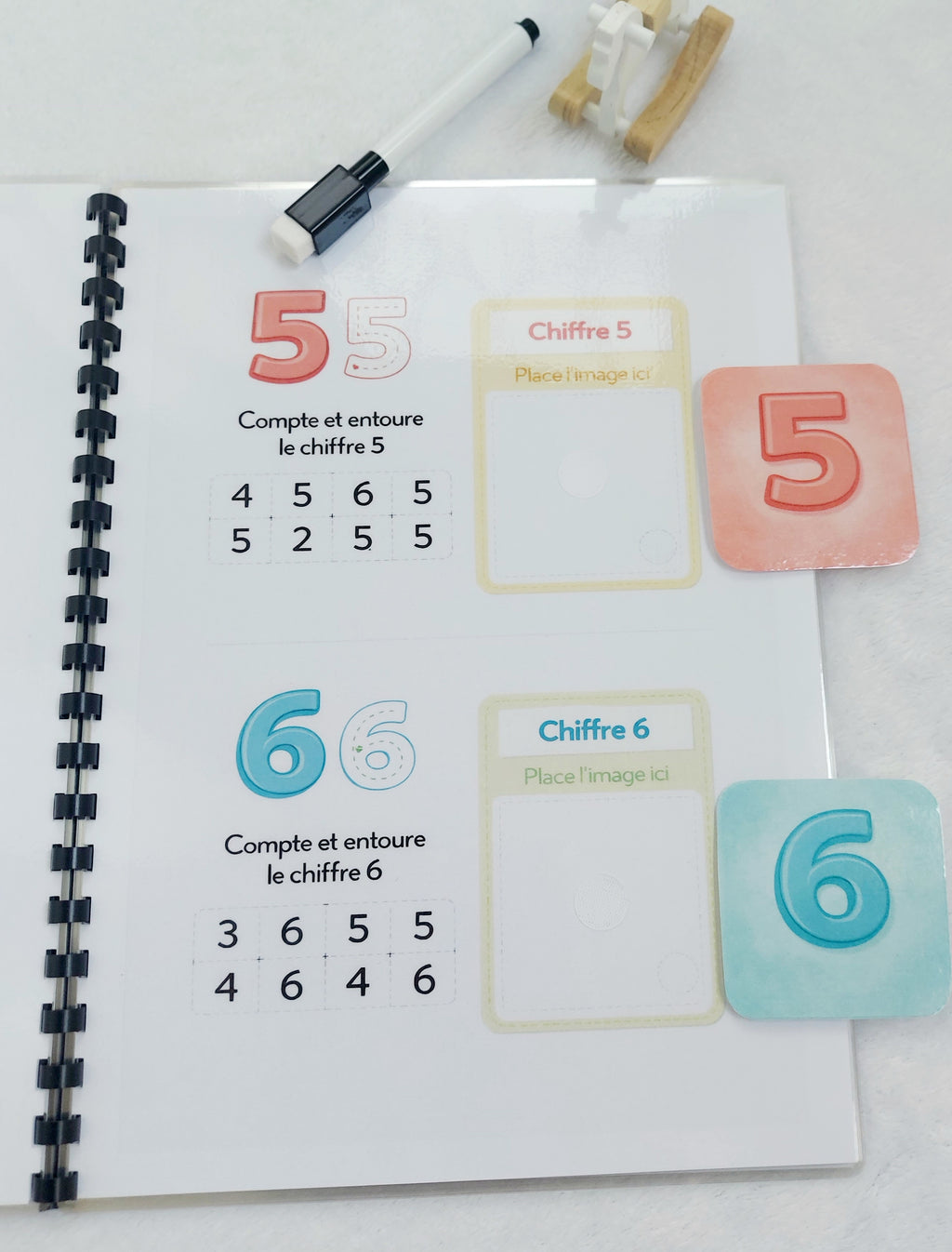 J’apprends à compter de 0 à 20 – Livret éducatif réutilisable