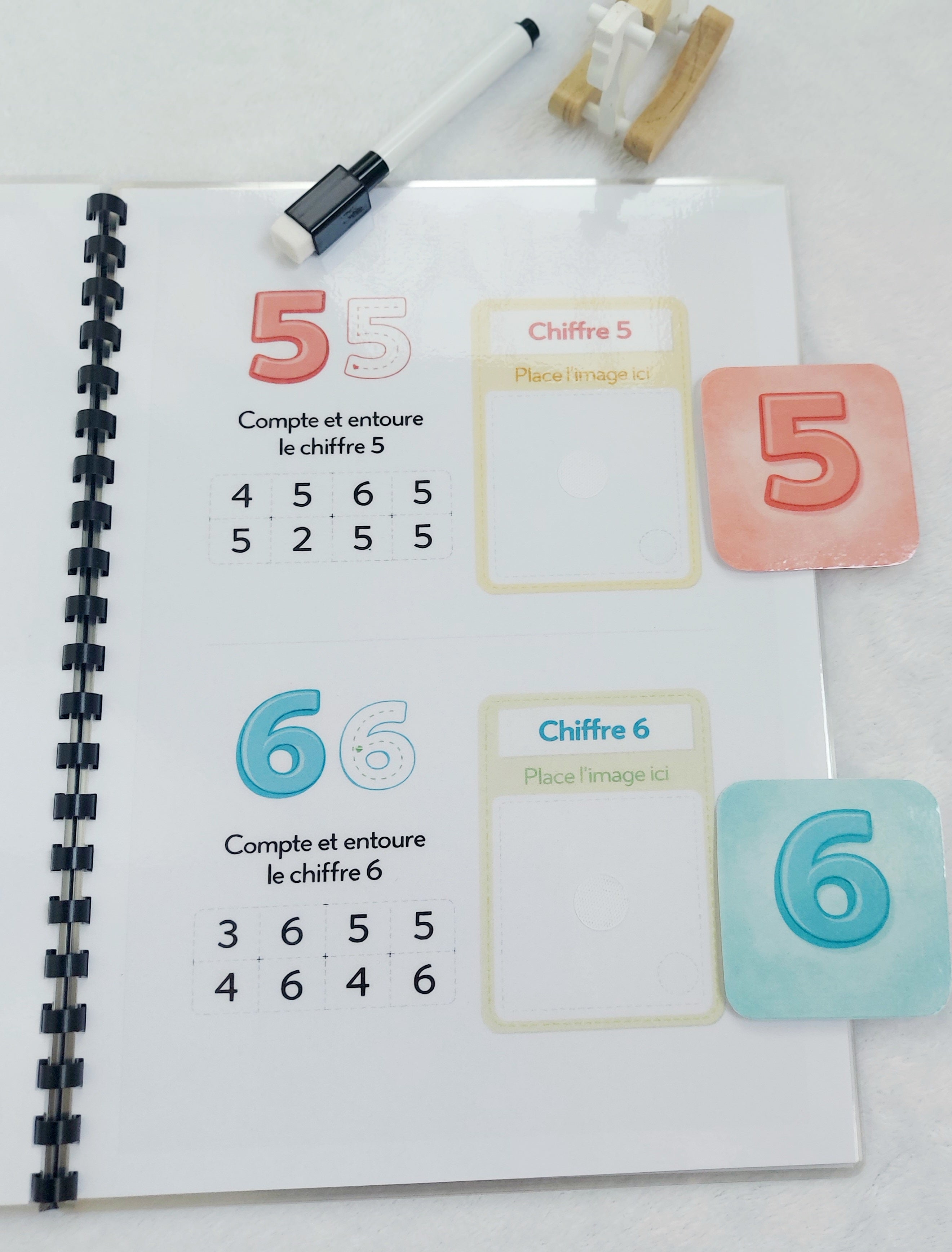 J’apprends à compter de 0 à 20 – Livret éducatif réutilisable