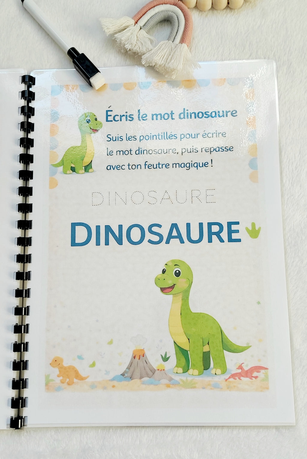 Livret d’activités Les Dinosaures – Dès 3 ans – Support éducatif réutilisable
